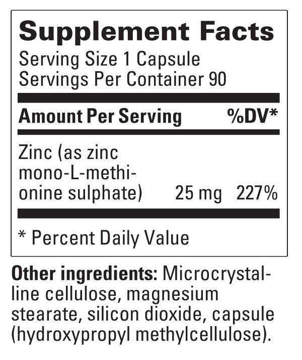 Supplement Label